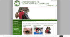 Desktop Screenshot of firstresponders.co.uk